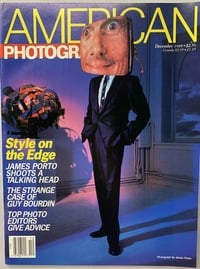 American Photographer December 1989 magazine back issue