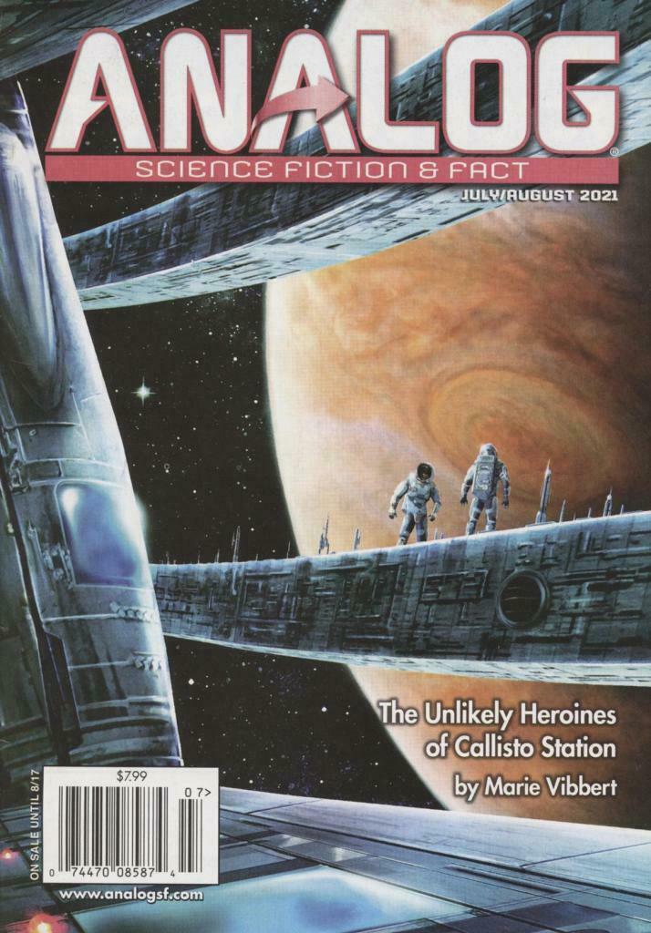 Analog Science Fact & Fiction July/August 2021 magazine back issue Analog Science Fact & Fiction magizine back copy 