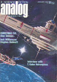 Analog Science Fact & Fiction January 1977 magazine back issue cover image