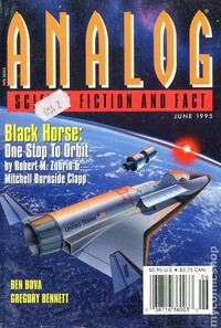 Analog Science Fact & Fiction June 1995 magazine back issue cover image