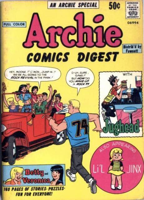 Archie Comics Digest Comic Book Back Issues of Superheroes by A1Comix