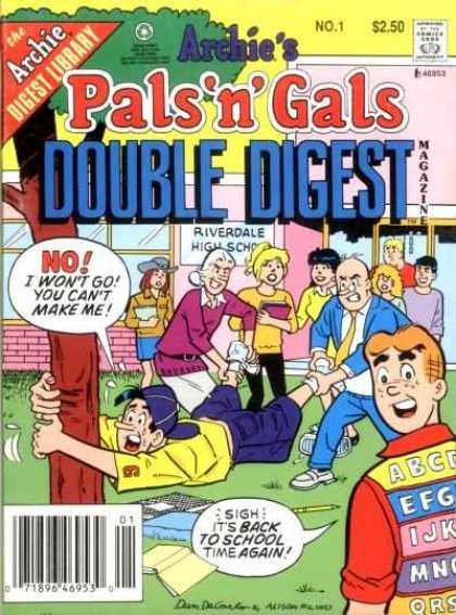 Archie's Pals 'n' Gals Double Digest Comic Book Back Issues by A1 Comix