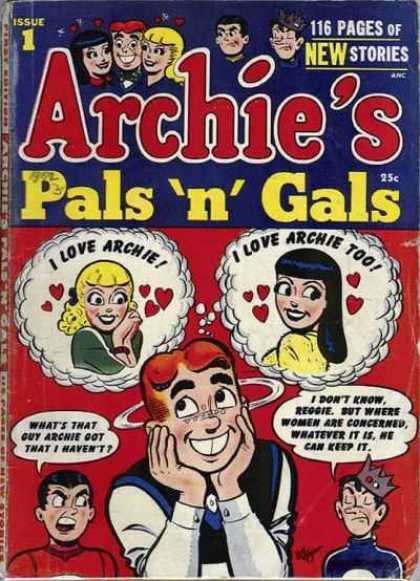 Archie's Pals 'n' Gals Comic Book Back Issues of Superheroes by A1Comix