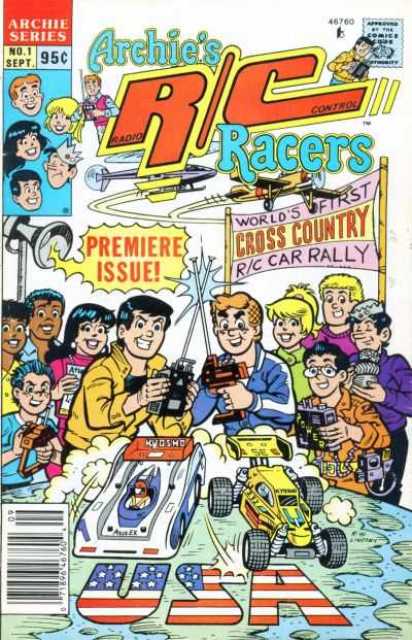 Archie's R/C Racers Comic Book Back Issues of Superheroes by A1Comix