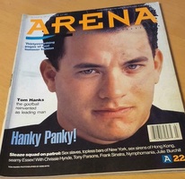 Tom Hanks magazine cover appearance Arena # 22, July/August 1990
