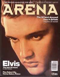 Elvis Presley magazine cover appearance Arena # 31, Winter 1991