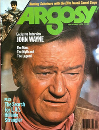 John Wayne magazine cover appearance Argosy September 1978