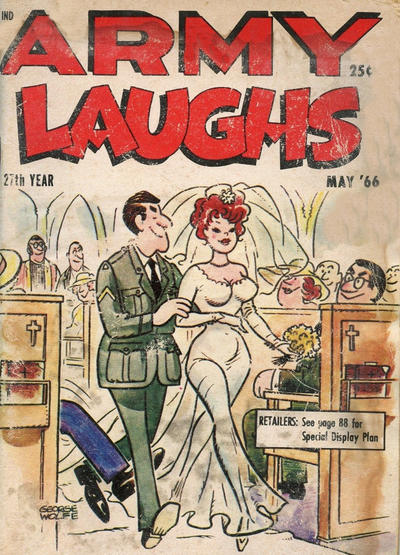 Army Laughs May 1966 magazine back issue Army Laughs magizine back copy 