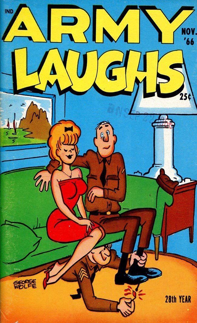 Army Laughs November 1966 magazine back issue Army Laughs magizine back copy 