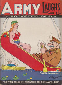 Army Laughs August 1942 magazine back issue