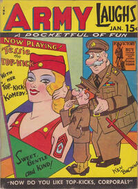 Army Laughs January 1943 magazine back issue cover image