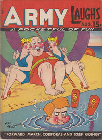 Army Laughs August 1943 magazine back issue cover image