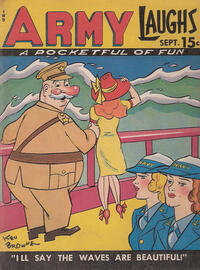Army Laughs September 1943 magazine back issue cover image