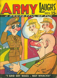 Army Laughs November 1943 Magazine Back Copies Magizines Mags