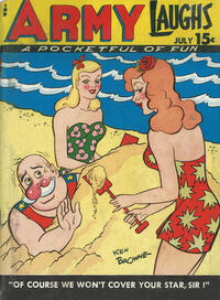 Army Laughs July 1946 magazine back issue cover image