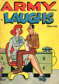 Army Laughs February/March 1952 magazine back issue cover image