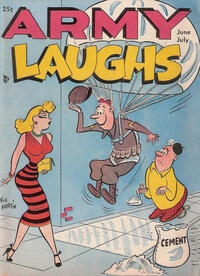 Army Laughs June/July 1953 magazine back issue cover image