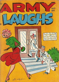 Army Laughs August/September 1953 magazine back issue cover image