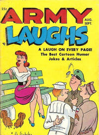 Army Laughs August/September 1954 magazine back issue cover image