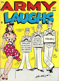 Army Laughs December/January 1954 magazine back issue cover image