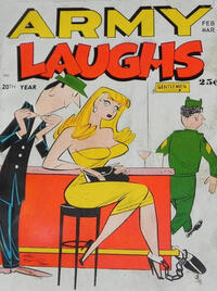 Army Laughs February/March 1959 magazine back issue cover image