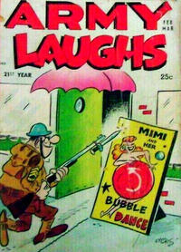 Army Laughs February/March 1960 magazine back issue cover image