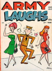 Army Laughs June/July 1960 magazine back issue cover image