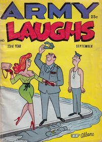Army Laughs September 1962 magazine back issue cover image