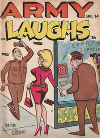 Army Laughs January 1964 magazine back issue cover image