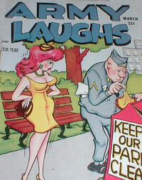 Army Laughs March 1964 magazine back issue cover image