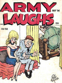 Army Laughs July 1964 magazine back issue cover image