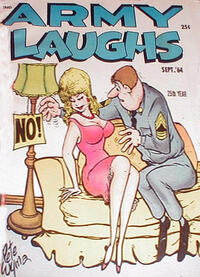 Army Laughs September 1964 magazine back issue cover image