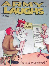 Army Laughs July 1965 magazine back issue cover image