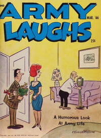 Army Laughs March 1966 magazine back issue cover image