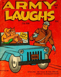 Army Laughs July 1966 magazine back issue