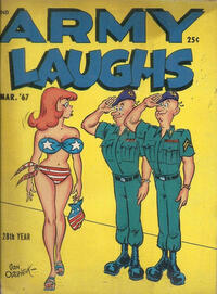 Army Laughs March 1967 magazine back issue