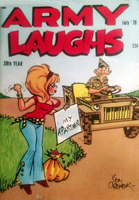 Army Laughs July 1970 magazine back issue cover image