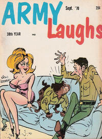 Army Laughs September 1970 magazine back issue cover image