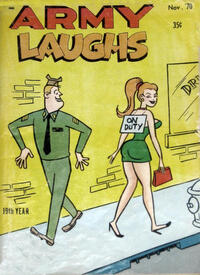 Army Laughs November 1970 magazine back issue cover image