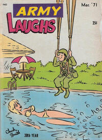 Army Laughs March 1971 magazine back issue cover image