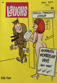 Army Laughs September 1973 magazine back issue cover image