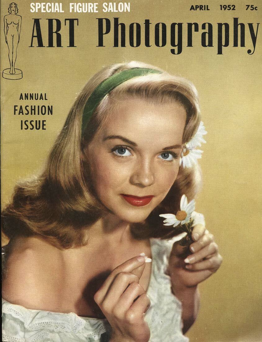 Art Photography April 1952 magazine back issue Art Photography magizine back copy 