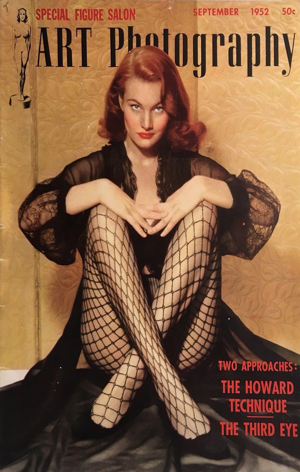 Art Photography September 1952 magazine back issue Art Photography magizine back copy 