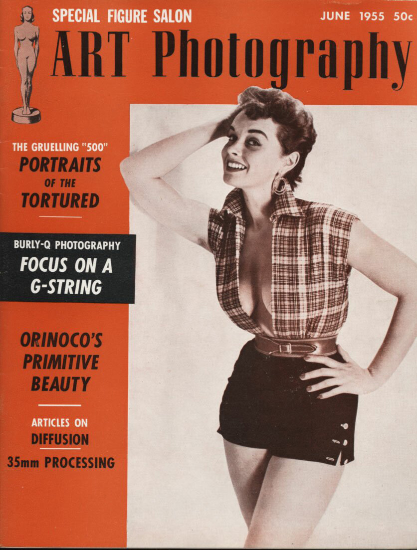 Art Photography June 1955 magazine back issue Art Photography magizine back copy 