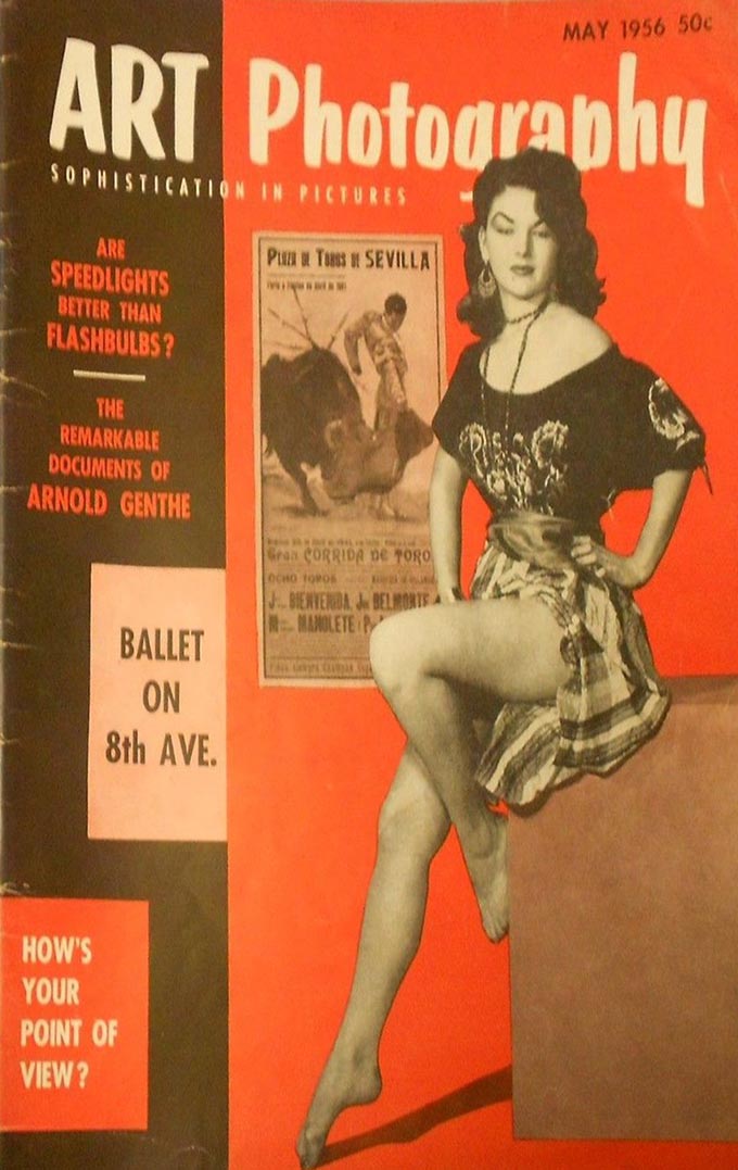 Art Photography May 1956 magazine back issue Art Photography magizine back copy 