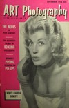 Art Photography September 1956 magazine back issue cover image
