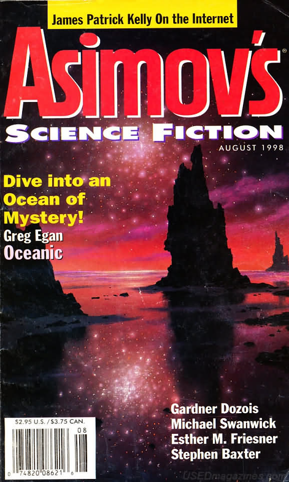 Asimov's Science Fiction August 1998, , James Patrick Kelly On Th