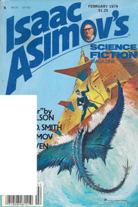 Isaac Asimov magazine cover appearance Asimov's Science Fiction February 1979