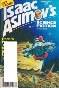 Isaac Asimov magazine cover appearance Asimov's Science Fiction March 1979