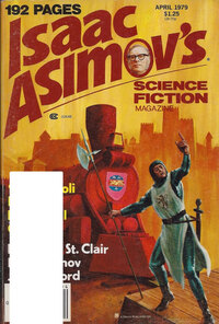 Isaac Asimov magazine cover appearance Asimov's Science Fiction April 1979